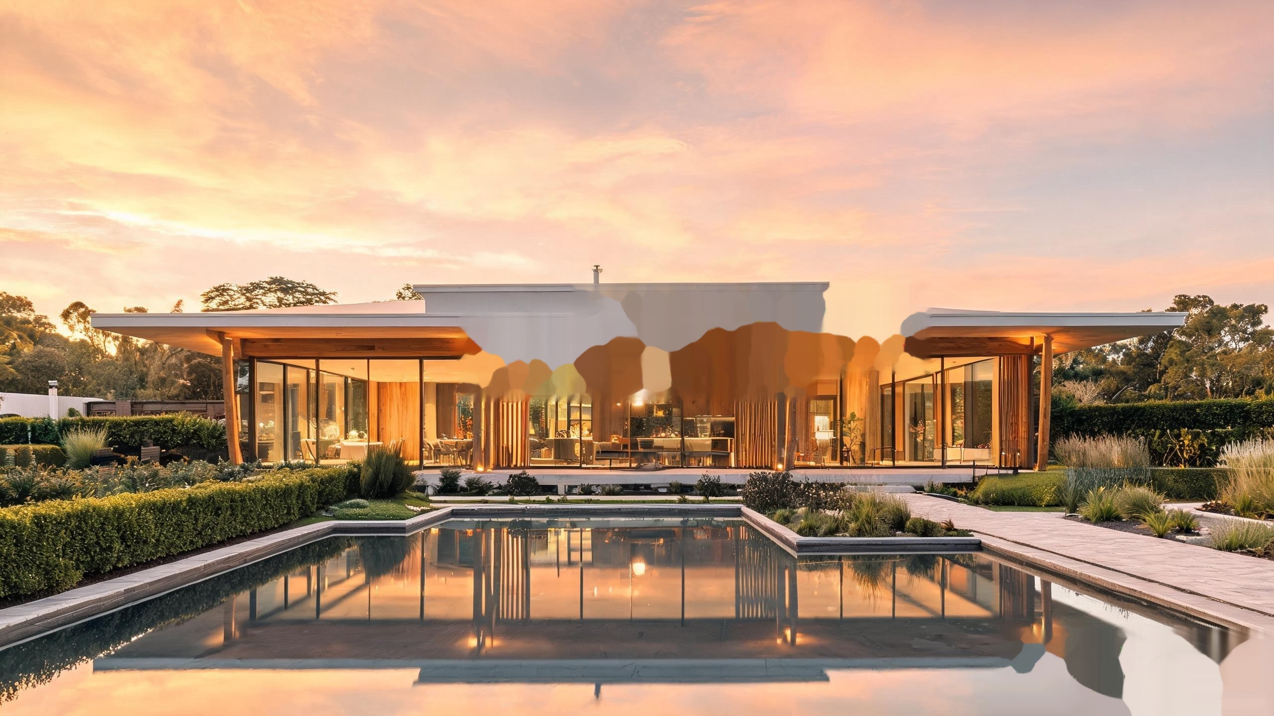 Modern luxury pavilion home in Springfield